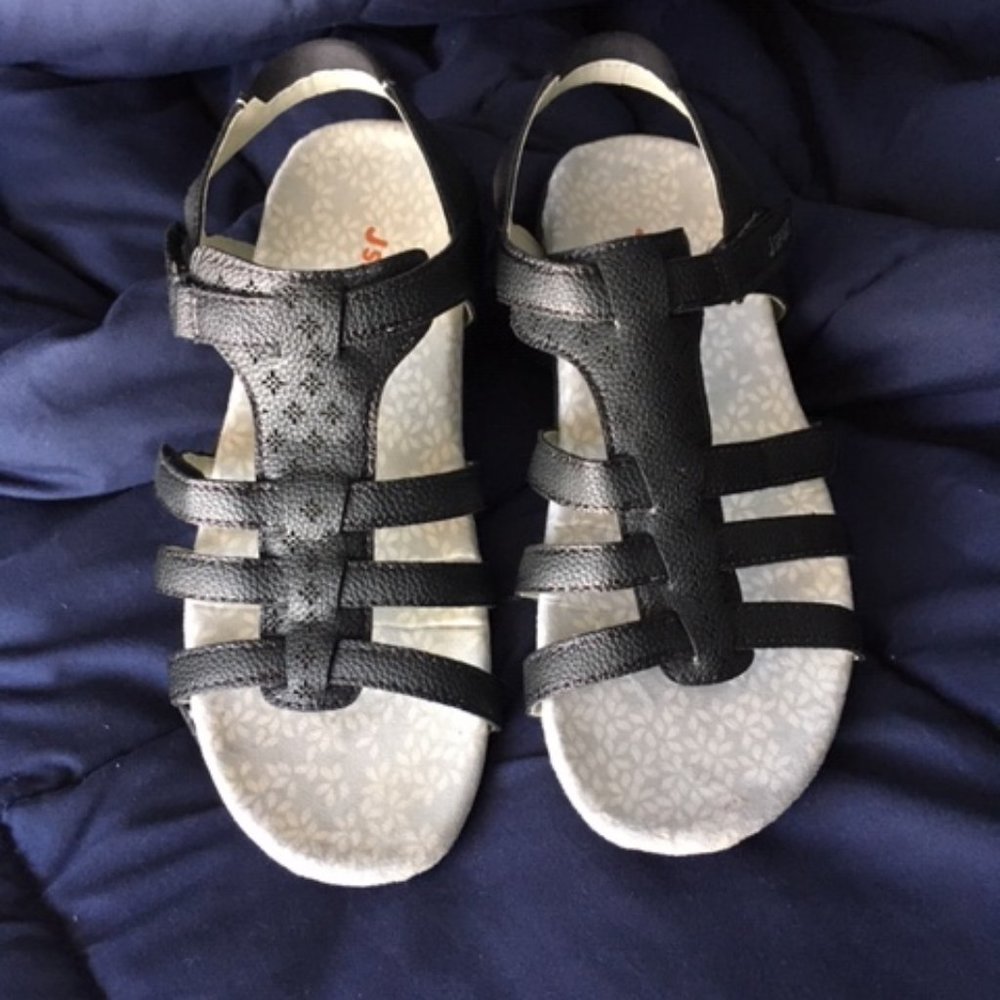 Black J-Sport by Jambu Sandals, 8M